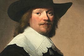 Johannes Verspronck, Portret van een onbekende man, 1645. Privécollectie