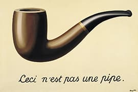 Rene Magritte, La trahison des image, 1929, Los Angeles Country Museum of Art c/o Pictoright Amsterdam 2026