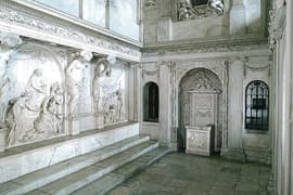 De Vierschaar in het Paleis op de Dam in Amsterdam