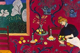 Henri Matisse, De rode kamer (harmonie in rood), 1908, Hermitage Museum, St. Petersburg