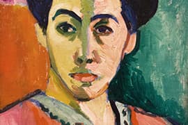Henri Matisse, Portret van mevrouw Matisse. De groene streep, 1905, Statens Museum for Kunst, Kopenhagen