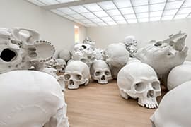 © Ron Mueck, Ron Mueck, Mass, installatie 2016-2017. c/o Pictoright Amsterdam 2026.