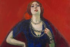 Kees van Dongen, De blauwe japon, 1911