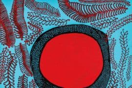 Yayoi Kusama, 'I Saw the Morning Sun', 2017. Acrylverf op doek, 194 x 194 cm. Collectie van de kunstenaar. Met dank aan Ota Fine Arts. © YAYOI KUSAMA