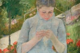 Mary Cassatt, Jeune fille au jardin, tussen 1880 en 1882. © RMN-Grand Palais, Musée d'Orsay