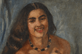 Amrita Sher-Gil, 'Zelfportret', Parijs, circa 1930 - National Gallery of Modern Art, New Delhi
