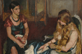 Amrita Sher-Gil, 'Jonge vrouwen', Parijs 1932. National Gallery of Modern Art, New Delhi